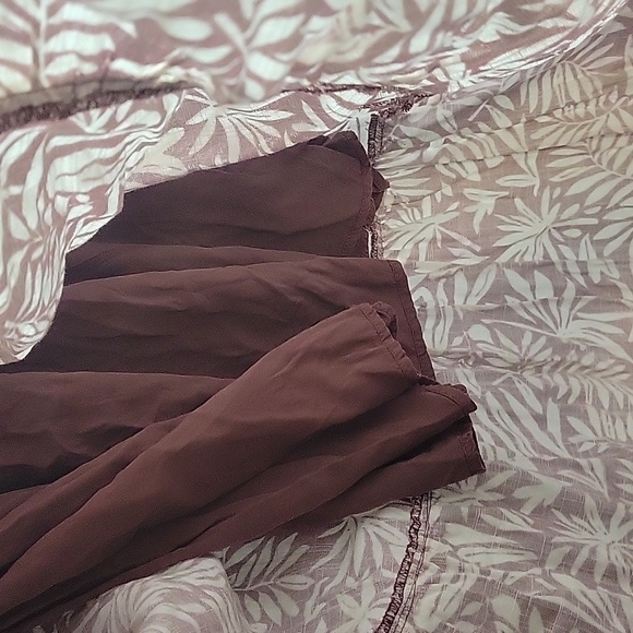 Lost + Wander Palm Oasis Puff Sleeve Midi Dress-Size Large - Picture 13 of 17